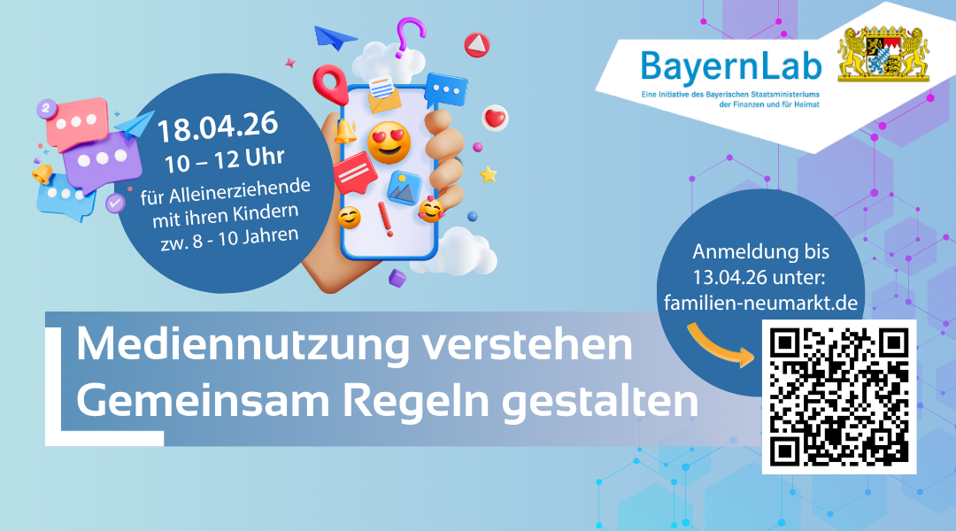 Informationsgrafik zur Veranstaltung am 18. April 2026 von 10 bis 12 Uhr mit dem Titel 